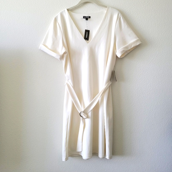 NWT Express beige dress - Picture 1 of 5
